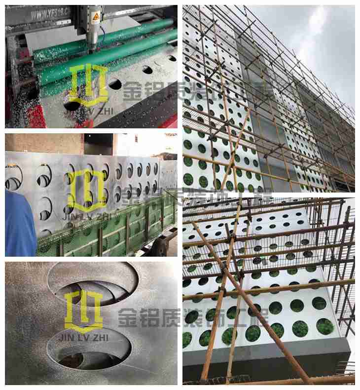 新能源汽車幕墻裝飾鋁單板工程由金鋁質(zhì)生產(chǎn)安裝