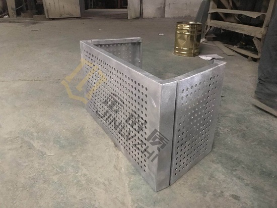 沖孔鋁合金空調(diào)罩 金鋁質(zhì)
