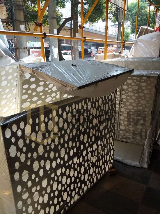 沖孔空調(diào)罩廠家 金鋁質(zhì)